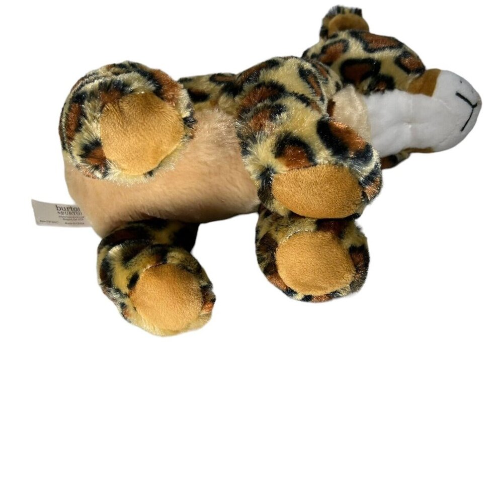 BURTON + BURTON Leopard Cheetah Cub Plush Stuffed Animal Toy Spotted Kitty Cat - Picture 7 of 9